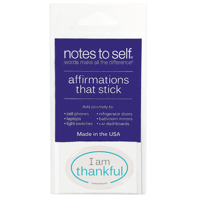 i am thankful puffy sticker affirmations that stick