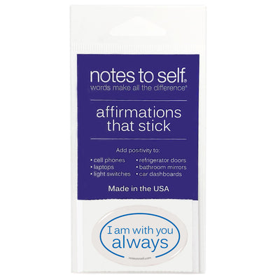 i am with you always puffy sticker affirmations that stick