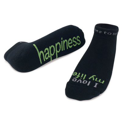 i love my life happiness socks