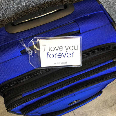 i love you forever and i am with you always luggage tag