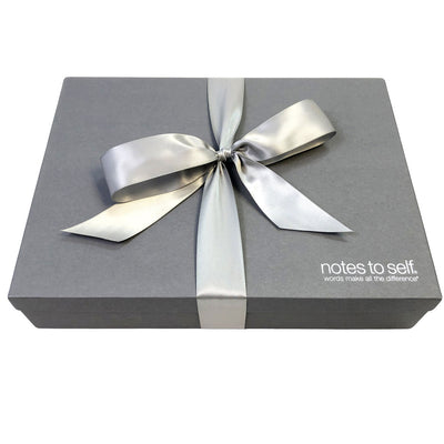 slate gift box keepsake with ribbon