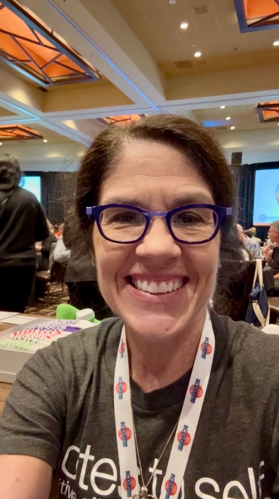 Laura Schmidt at nurses conference
