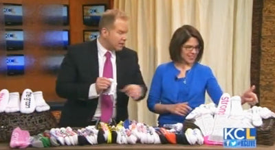 Welcome Back! Kansas City Live Checks in on notes to self® socks!