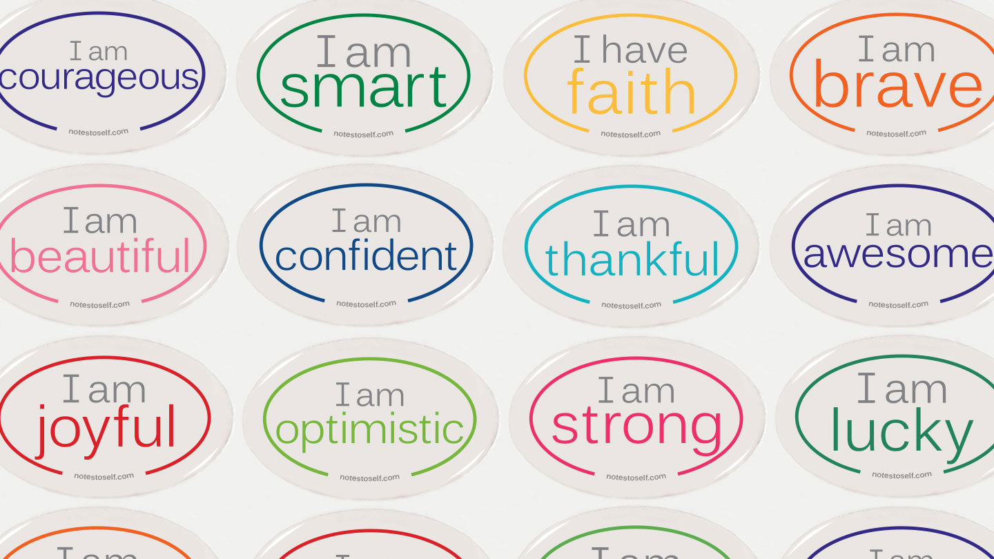 stickers and affirmations that stick – notes to self® socks