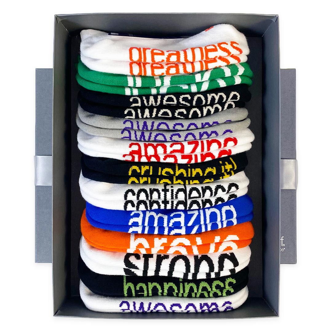 motivation collection – notes to self® socks