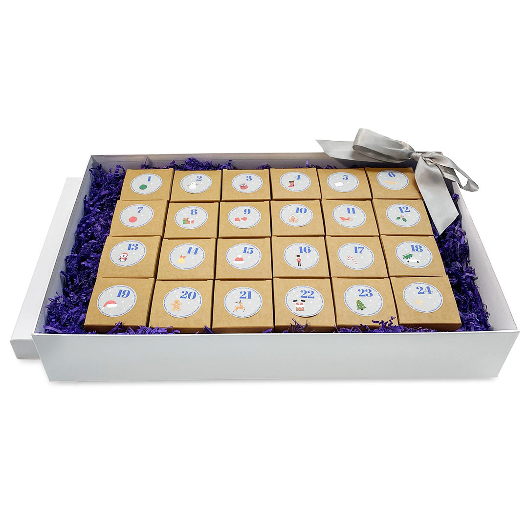 Advent Calendar - 24 Days of notes to self® socks in little boxes for Christmas