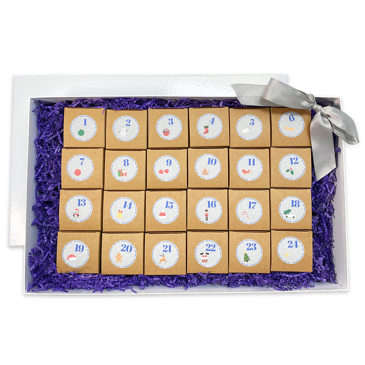 Advent Calendar - 24 Days of notes to self® socks in little boxes for Christmas