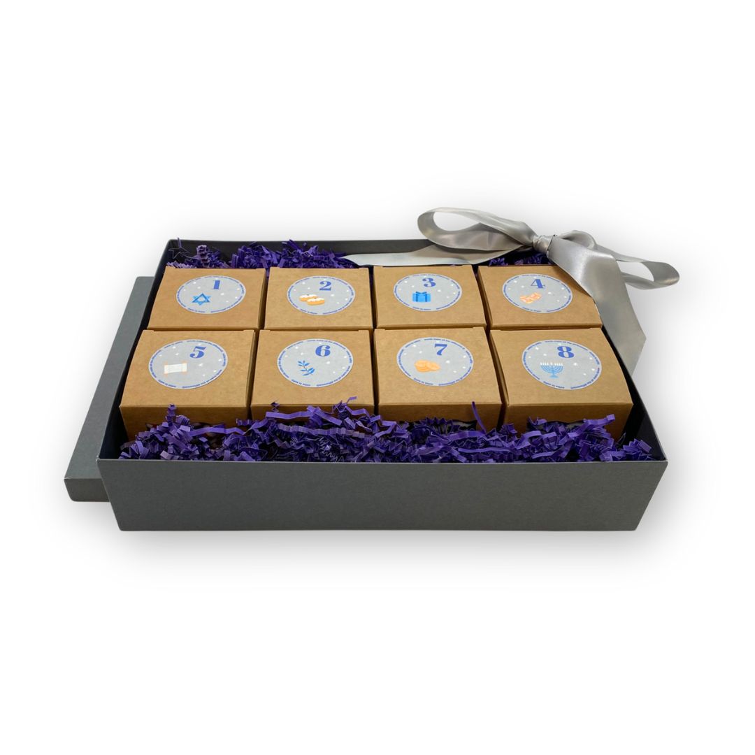 8 days Hanukkah in gift box