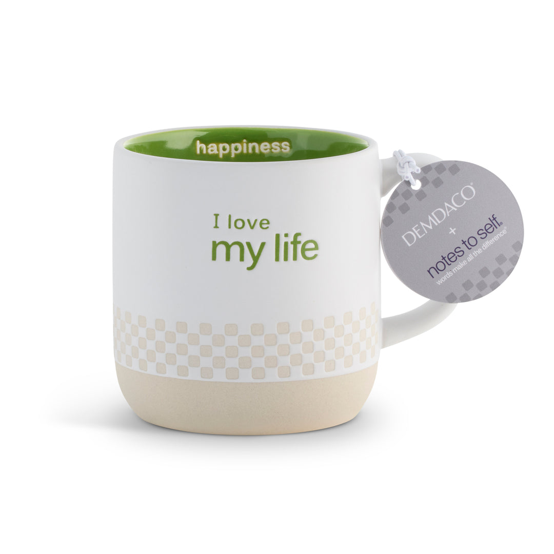 I love my life happiness mug