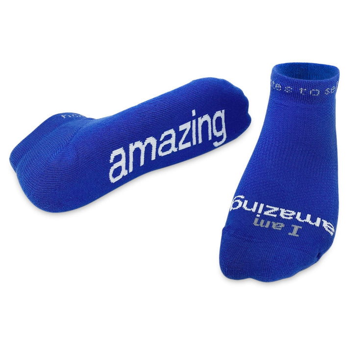 Reading + Amazing - 2 pairs of affirmation socks gift set