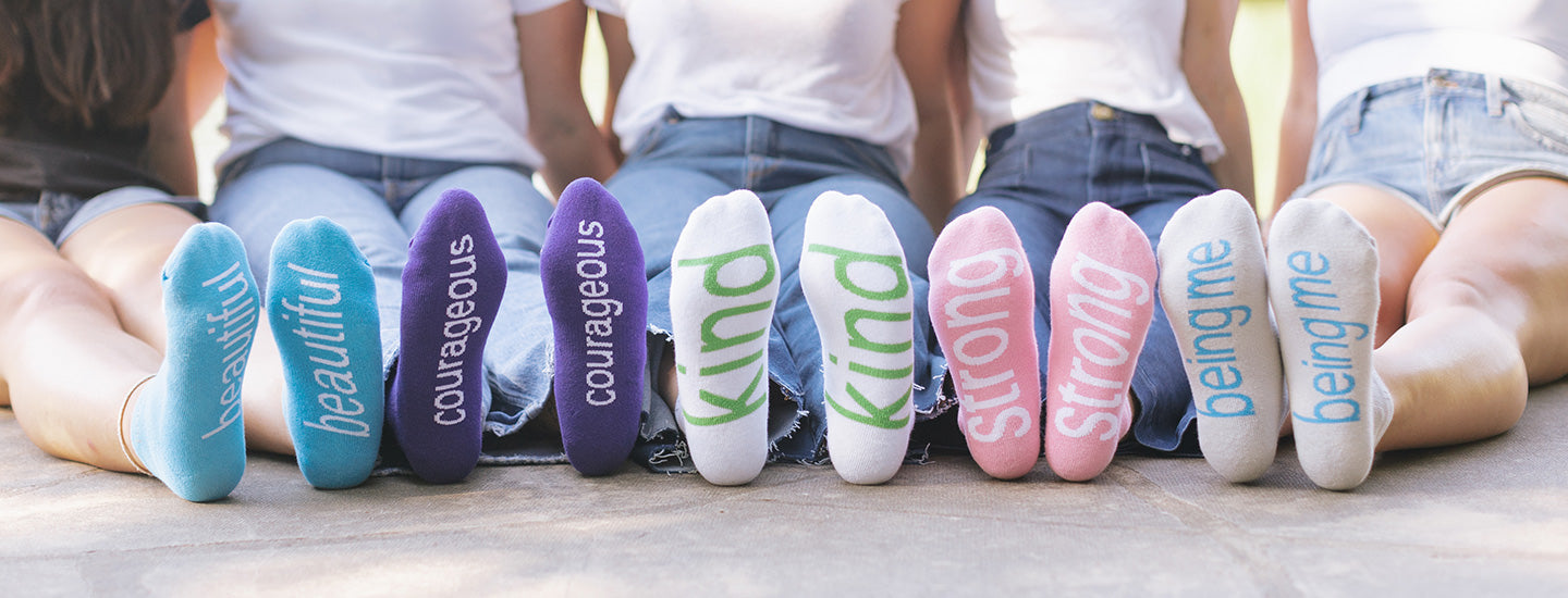 Notes to self positive affirmation socks notes to self socks