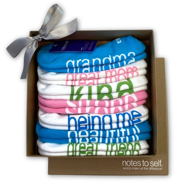 Positive affirmation socks accessories and more | notes to self® socks