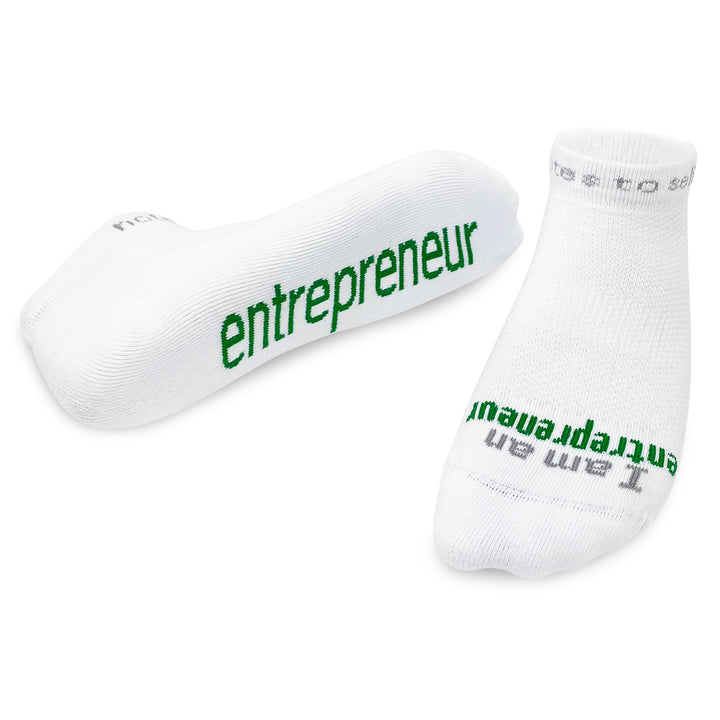 I am an entrepreneur white socks