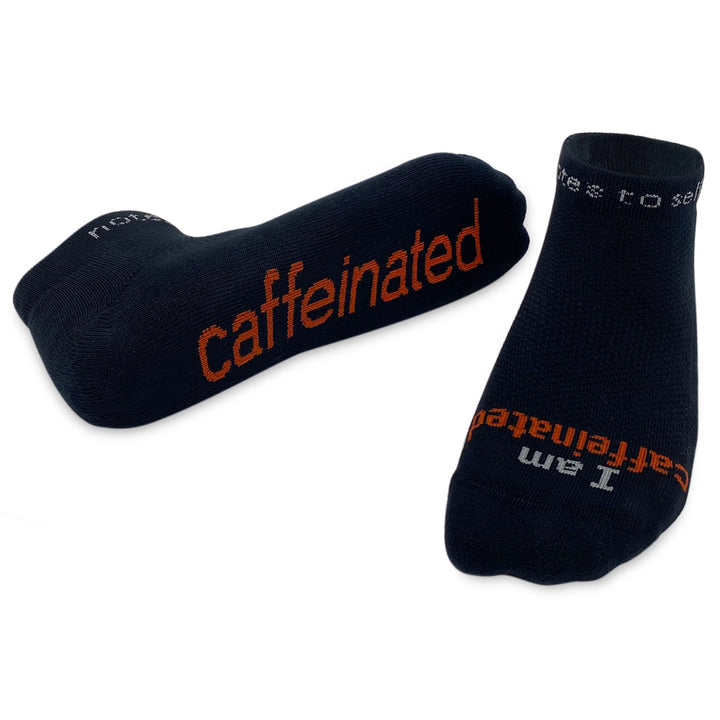 I am caffeinated low cut socks
