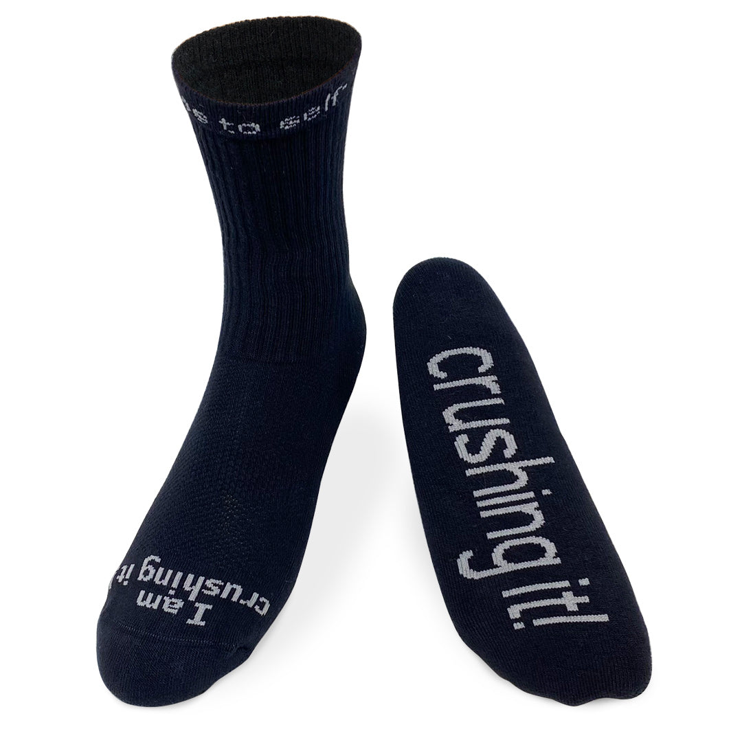 I am crushing black crew socks notes to self® notes to self® socks