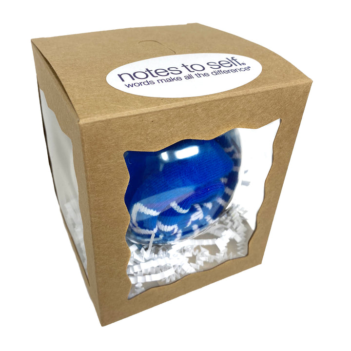 I love grandpa socks in ornament in box