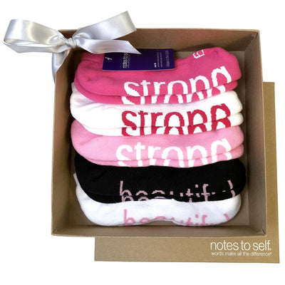 pink themed kraft gift set 5 pair