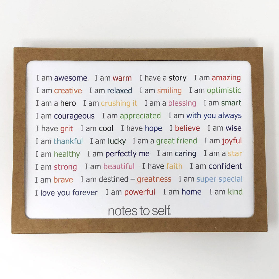 positive affirmation notecards + envelopes | notes to self® – notes to ...