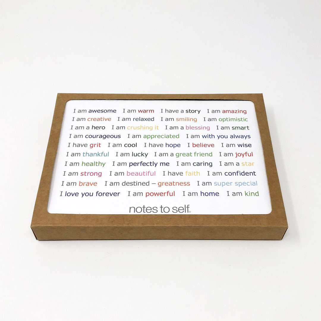 Affirmation Card Examples Note Card positive affirmation notecards + envelopes | notes to self® – notes to ...