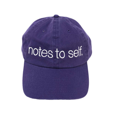 notes to self cap with logo