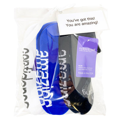 you've got this! you are amazing! sock bag set