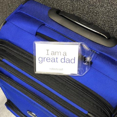i am a great dad luggage tag