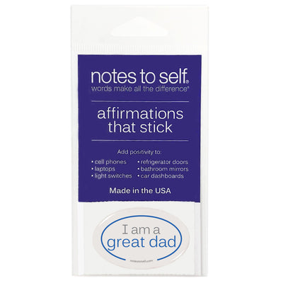 i am a great dad puffy sticker affirmations that stick