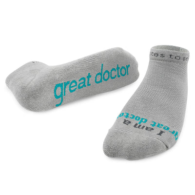 i am a great doctor socks 