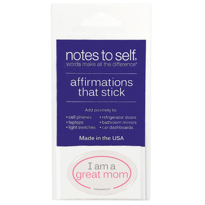 i am a great mom puffy sticker affirmations that stick
