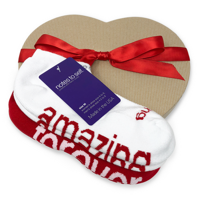 i am amazing i love you forever sock gift set