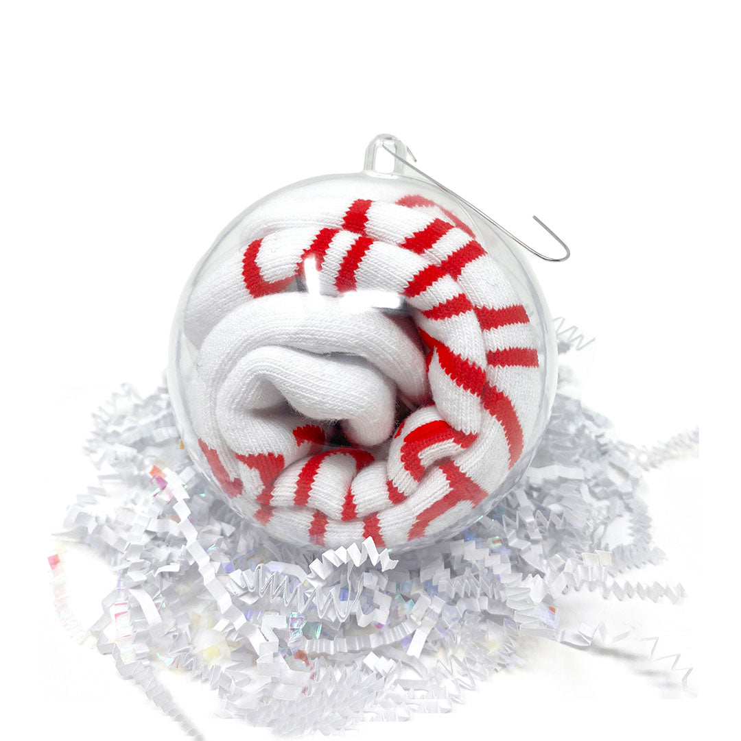 i am amazing sock ornament white