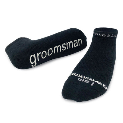 wedding party gift i am awesome groomsman socks