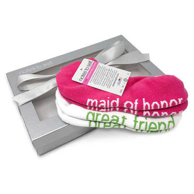 i am beautiful maid of honor socks i am a great friend socks in gift box