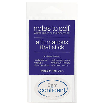 i am confident puffy sticker affirmations that stick