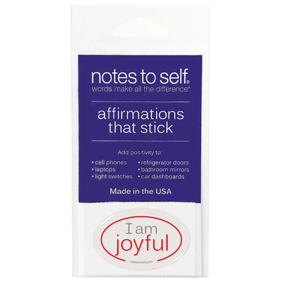 i am joyful puffy sticker affirmations that stick