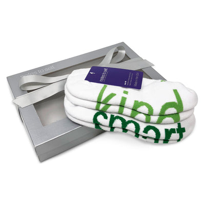 sock gift set i am kind socks i am smart socks in silver gift box