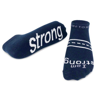 i am strong socks lite notes slim low cut