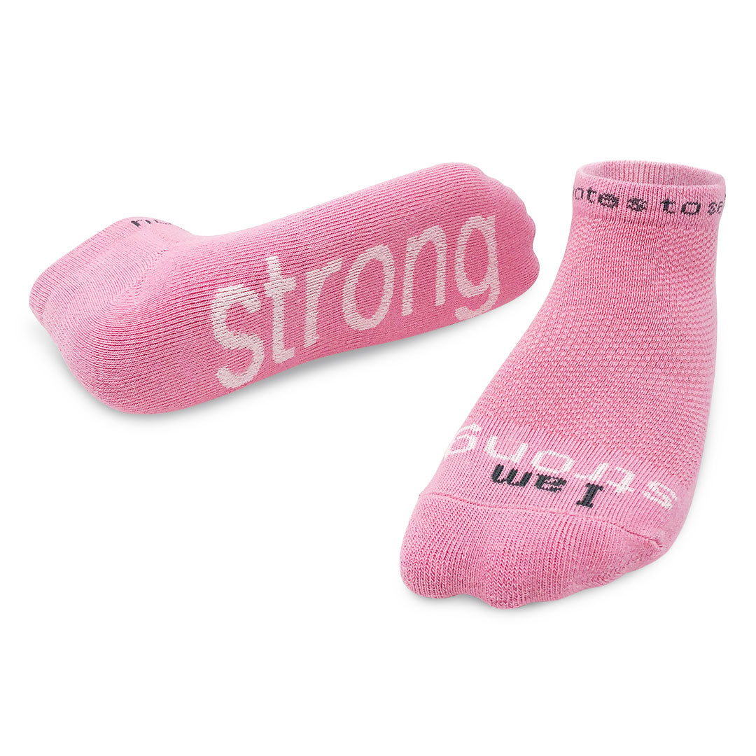 Low-cut socks with positive affirmations | notes to self® socks