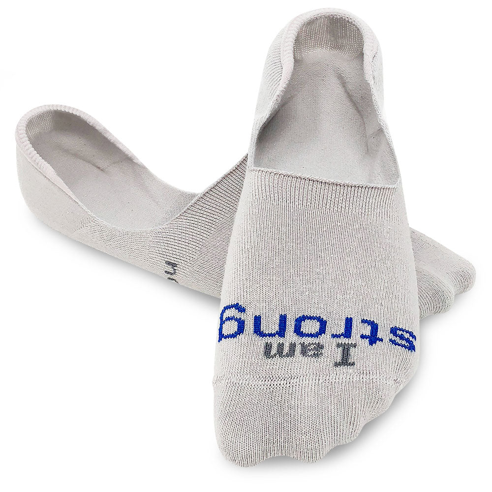 I am strong socks ultra lowcut grey socks notes to self® notes