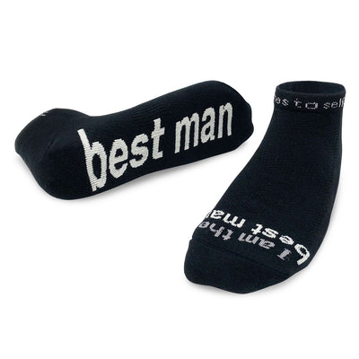 wedding party gift i am the best man socks