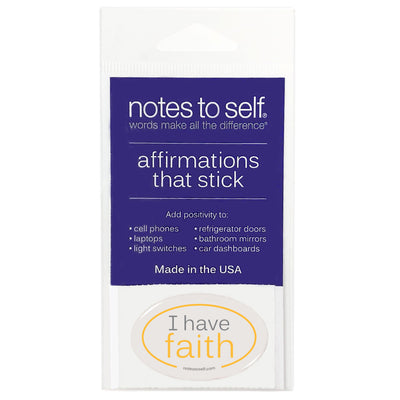 i have faith puffy sticker affirmations that stick