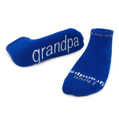 i love grandpa socks with thoughtful message