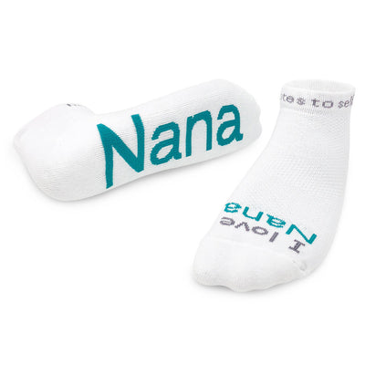 gift for grandma i love nana socks with thoughtful words