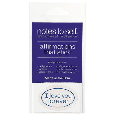 i love you forever puffy sticker affirmations that stick