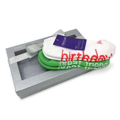 it's my birthday i am a great friend sock gift set