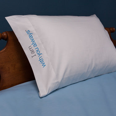 i am with you always cotton pillowcase