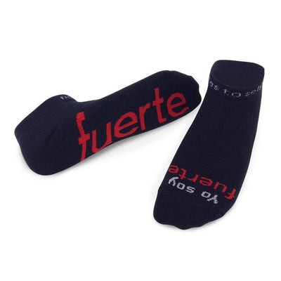 yo soy fuerte socks in spanish i am strong 